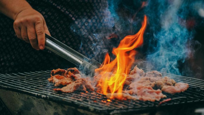 Ilustrasi bakar daging