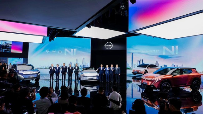 Nissan melantai di Beijing Auto Show 2024 membawa empat mobil konsep kendaraan energi baru (NEV).