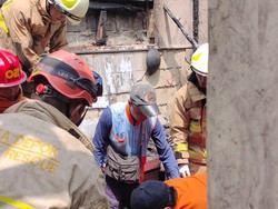 Toko Agen Gas di Cinere Depok Terbakar, 1 Orang Tewas