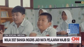 VIDEO: Mulai 2027 Bahasa Inggris Jadi Mata Pelajaran Wajib SD