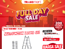 Transmart Full Day Sale, Tangga Multi Fungsi Diskon Cuma Rp 1 Jutaan!