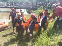 Tragis Pemotor Trail Sidoarjo Tewas Tercebur Sungai