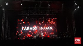 Parade Hujan Gandeng Mahalini hingga Fan di Titik Kumpul Fest 2024