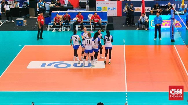 Proliga Memanas: JPE Tumbang dari Popsivo Polwan Tanpa Gia di Lapangan
