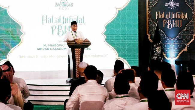 Prabowo Subianto Tegaskan Ikatan Keluarga dengan NU Sejak Lama dalam Halal Bihalal PBNU