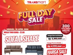 Wow! Beli Sofa di Transmart Full Day Sale Bisa Hemat Rp 2 Jutaan