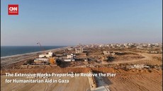 VIDEO: Penampakan Pembangunan Dermaga oleh AS di Gaza
