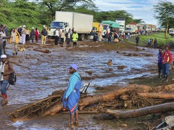 Penampakan Dampak Banjir di Kenya, 45 Orang Tewas-110 Terluka