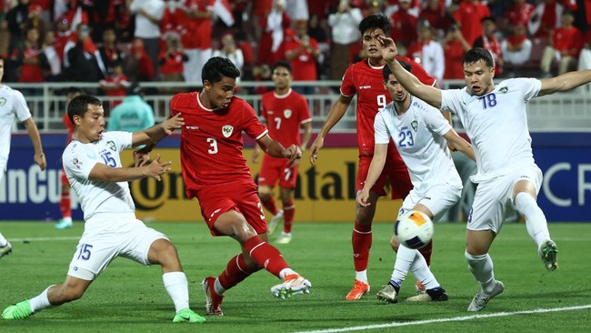 Timnas Indonesia U-23 dan suporternya benar-benar mengalami pergolakan batin dalam waktu tujuh menit saat duel lawan Uzbekistan di Piala Asia U-23 2024.