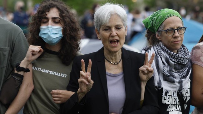 Penangkapan Calon Presiden AS Jill Stein saat Mengadvokasi Keadilan Palestina