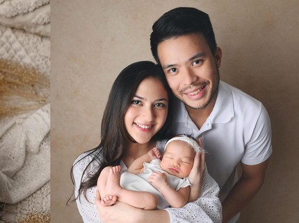 7 Potret Anak Jessica Mila Lakukan Photoshoot Newborn, Gaya Pengacara Mirip Sang Ayah
