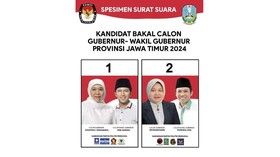 Muncul Poster 'Surat Suara' Risma-Cak Thoriq Maju Pilgub Jatim 2024
