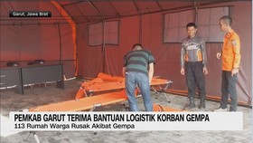 VIDEO: Pemkab Garut Terima Bantuan Logistik Korban Gempa