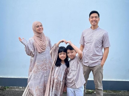 7 Potret Uta dan Uti Anak Nycta Gina yang Sering Disangka Kembar