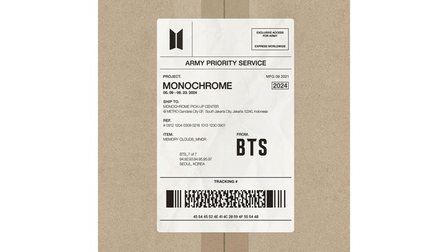Merchandise eksklusif BTS di Pop-Up Store: MONOCHROME dijual mulai harga puluhan ribu hingga jutaan rupiah. Intip daftar barang dan harganya di sini.