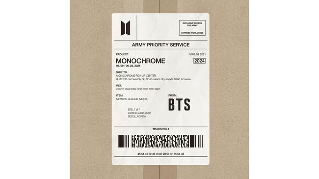 Bocoran Harga Merchandise di BTS Pop-Up Store Monochorome Jakarta Bocoran Harga Merchandise di BTS Pop-Up Store Monochorome Jakarta