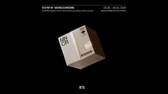 Mau ke BTS Pop-up Store MONOCHROME Jakarta? Cek Dulu Panduannya