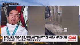 VIDEO: Banjir Landa Sejumlah Tempat di Kota Madinah