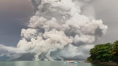 Erupsi Gunung Ruang Potensi Tsunami, BMKG Ungkap Status Muka Air Laut