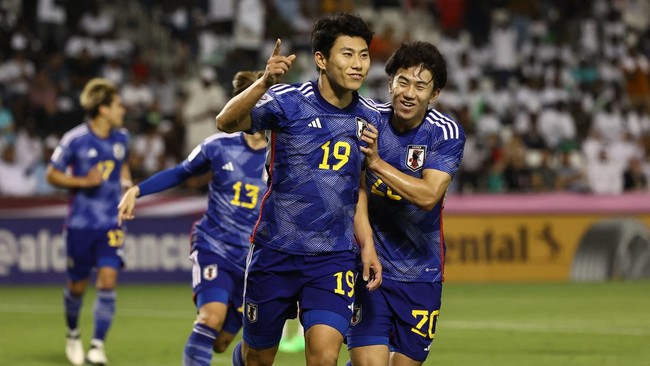 Jepang sukses melaju ke final Piala Asia U-23 2024 sekaligus lolos ke Olimpiade Paris 2024 usai mengalahkan Irak 2-0 pada semifinal Piala Asia U-23 2024.