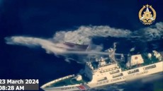 China Kembali Berulah di LCS, Semprot Meriam Air ke Kapal Filipina