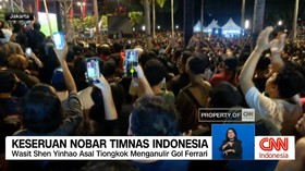 VIDEO: Keseruan Nobar Timnas Indonesia