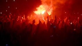 FOTO: Nobar Timnas Indonesia U-23 di Berbagai Pelosok Nusantara
