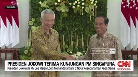 VIDEO: Presiden Jokowi Terima Kunjungan PM Singapura