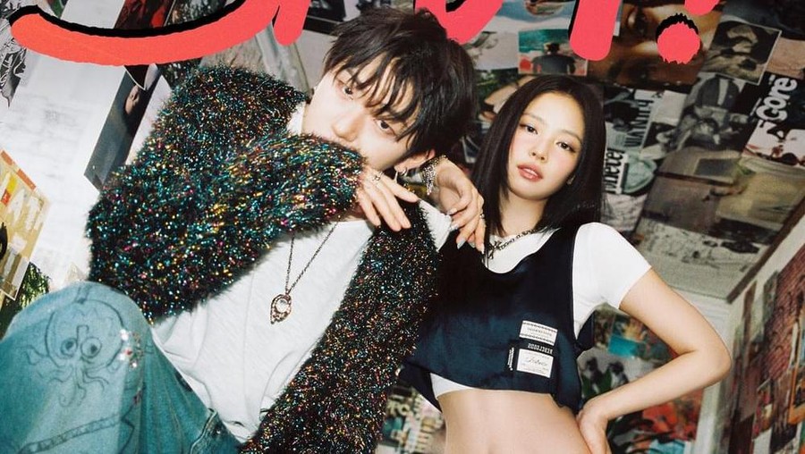 Album art single kolaborasi Zico dan Jennie BLACKPINK, SPOT!