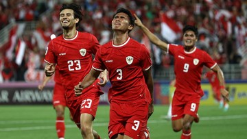 Update Eksklusif Olahraga CNN : Kualifikasi Piala Asia U-23: Jalan Timnas Indonesia Lebih Terjal