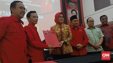 Airin Rachmi Diany Resmi Daftar Bacagub Banten Jalur PDIP dan PKB