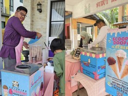 Dulu Jadi Tukang Troli di Pasar, Pria Ini Kini Sukses Jual Es Krim