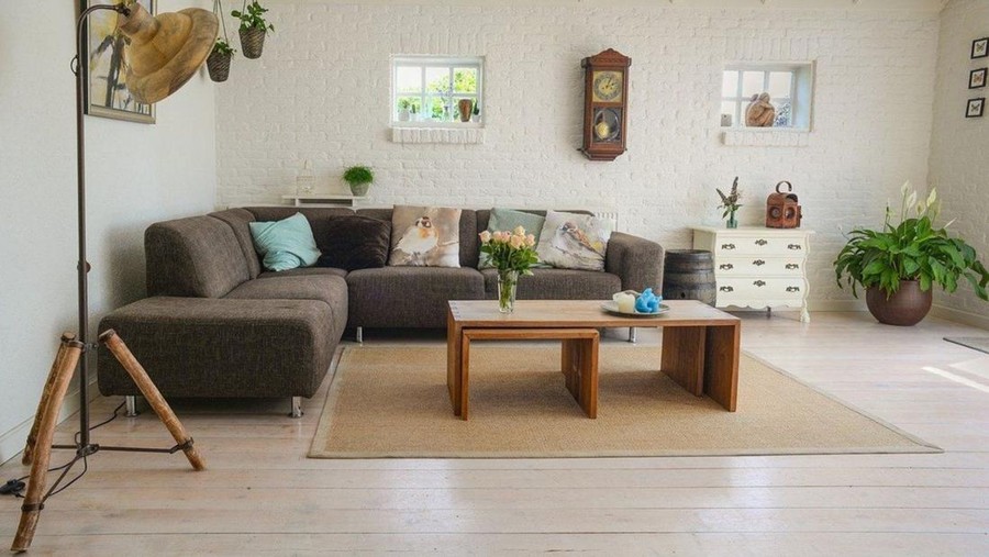 Gambar 3&period; Kombinasi Cream dan Coklat untuk Ruang Tamu&period;