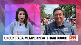 VIDEO: Unjuk Rasa Memperingati Hari Buruh di Semarang, Jawa Tengah