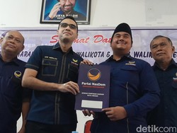 Ketua DPD-Anggota DPRD Sumut Ambil Formulir Pilwakot Medan ke NasDem