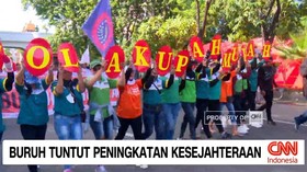 VIDEO: Buruh Tuntut Peningkatan Kesejahteraan