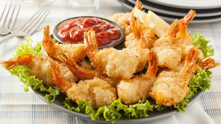 Ilustrasi udang goreng
