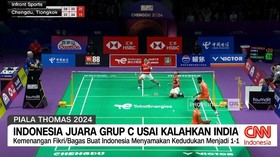 VIDEO: Indonesia Juara Grup C, Piala Thomas 2024 Usai Kalahkan India