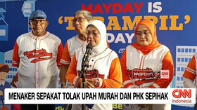 VIDEO: Menaker Sepakat Tolak Upah Murah dan PHK Sepihak