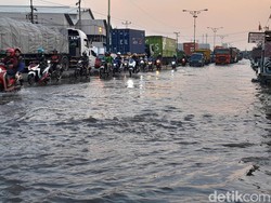 Rob Bayangi Pantura Sayung Demak Tiap Sore, Sepekan Ini Makin Parah