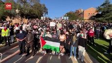 VIDEO: Massa Pro-Palestina Makin Banyak, Penuhi Lingkungan UCLA