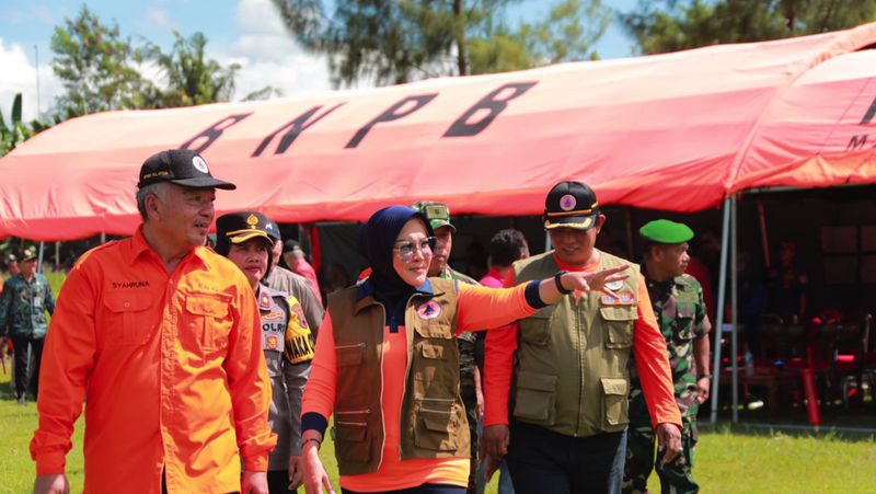 Dalam rangka memperingati Hari Kesiapsiagaan Bencana (HKB) 2024 tingkat Kabupaten Klaten, Badan Penanggulangan Bencana Daerah (BPBD) melakukan simulasi
