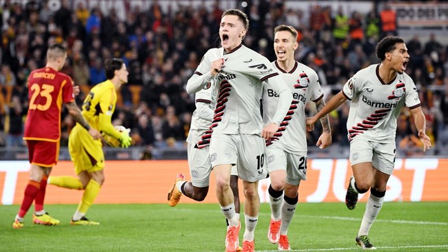 Bayer Leverkusen bisa membuat impian treble jadi makin nyata seiring laga lawan AS Roma di leg kedua semifinal Liga Europa.