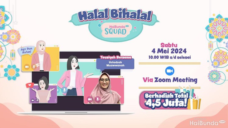 Halal Bihalal Online HaiBunda Squad 2024