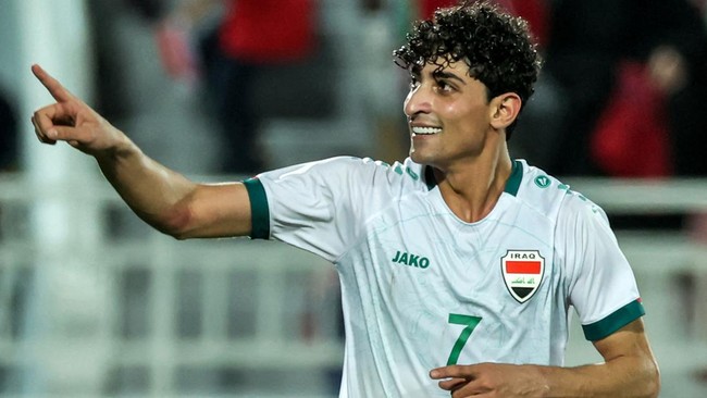 Bintang Irak Ali Jasim sukses menyabet gelar top skor Piala Asia U-23 2024. Berikut daftar top skor Piala Asia U-23 2024 yang digelar di Qatar.