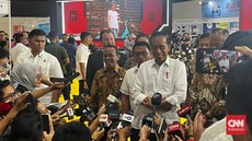 Jokowi Cek Langsung Motor, Mobil dan Bus Listrik di PEVS 2024