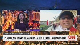 VIDEO: Begini Rasanya Nonton Langsung Indonesia vs Irak