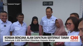 VIDEO: Korban Bencana Alam Dapatkan Sertifikat Tanah