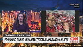 VIDEO: Pendukung Timnas Memadati Stadion Jelang Tanding Vs Irak