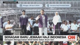 VIDEO: Seragam Baru Jemaah Haji Indonesia